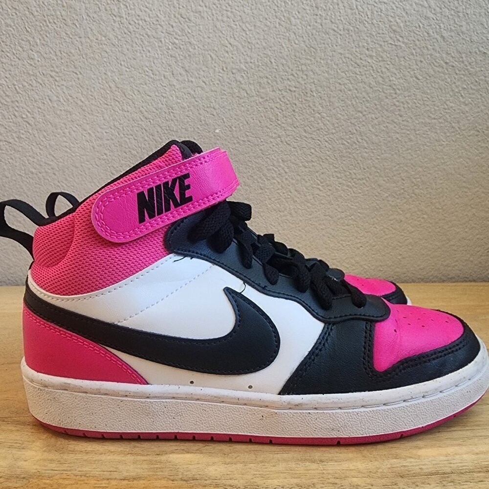 Nike Court Borough Mid 2 Shoes Youth Size 5Y Basketball HV0933-100